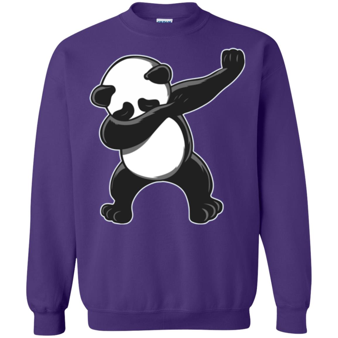 Funny Panda Dab T-shirt Cute Dabbing Panda Purple