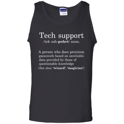 Computer Nerd T-shirt Tech Support Definition Black