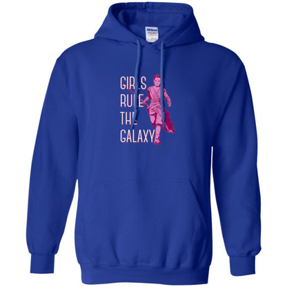 Film T-shirt Girls Rule The Galaxy T-shirt Royal