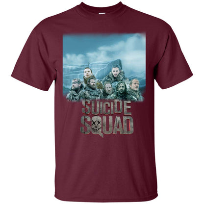 Suicide Squad Game Of Thrones Version T-shirt Maroon