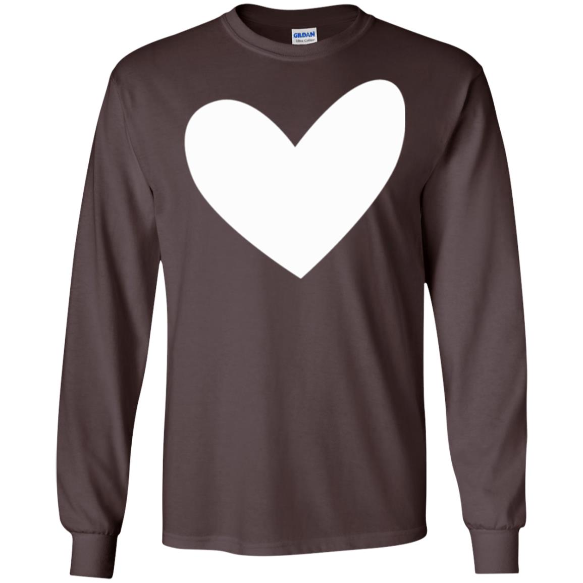 All About Heart T-shirt Cute Heart For Valentine Dark Chocolate