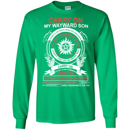 Carry On My Wayward Sonthere Will Be Place When You Are Done Irish Green