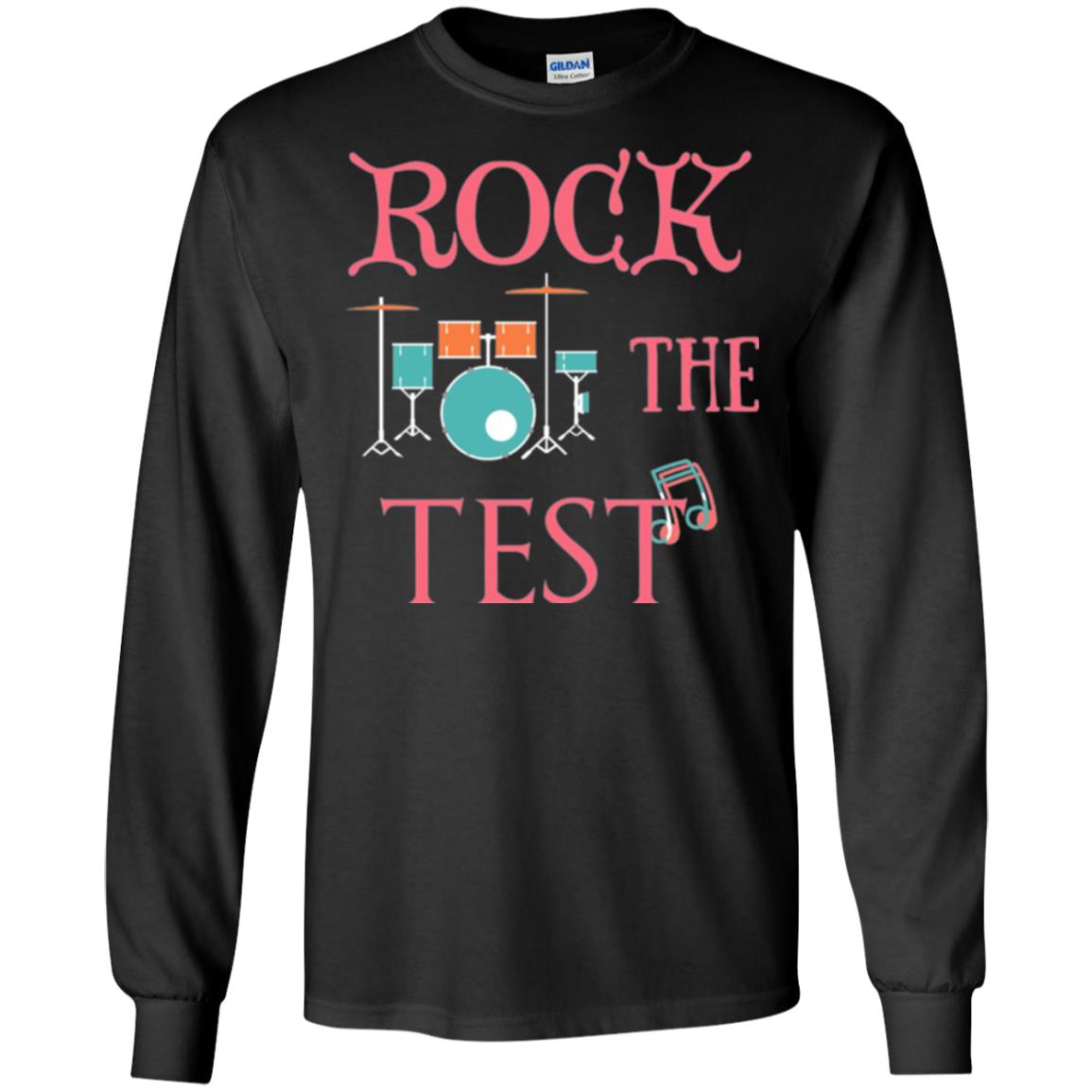 Rock The Test Professor Teacher T-shirt Black