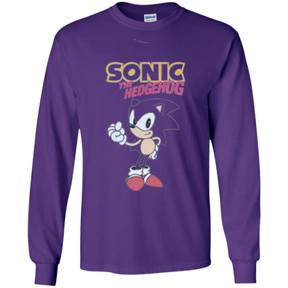 Movie T-shirt Sonic The Hedgehog Purple