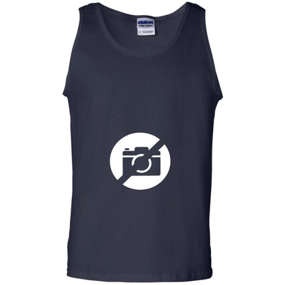 Just No Pictures Image T-shirt Navy