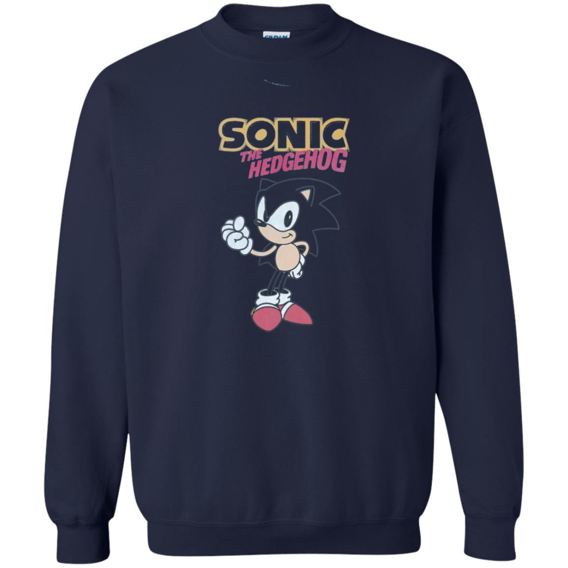 Movie T-Shirt Sonic The Hedgehog Navy
