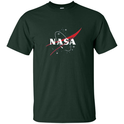 Nasa Full Blue Logo Graphic T-Shirt Forest Green