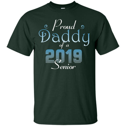 Proud Daddy Of 2019 Senior Father Shirt Forest