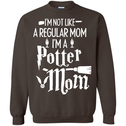 I'm Not Like A Regular Mom, I'm A Potter Mom Harry Potter Fan Shirt Dark Chocolate