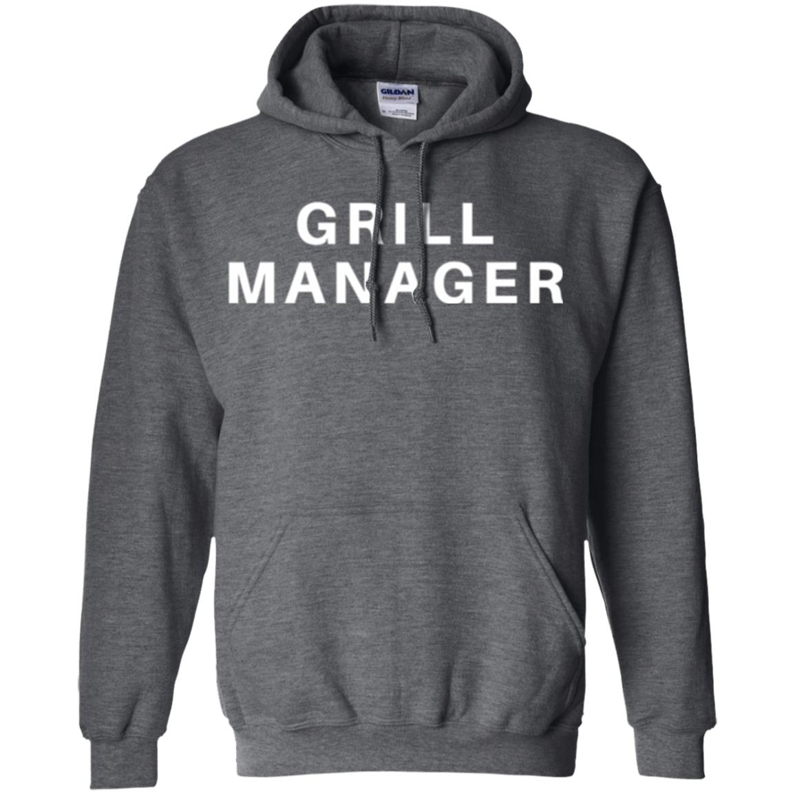 Cooking T-shirt Grill Manager Dark Heather