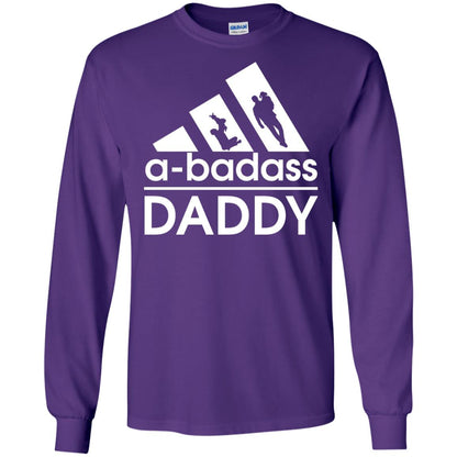 A Badass Daddy Shirt Purple