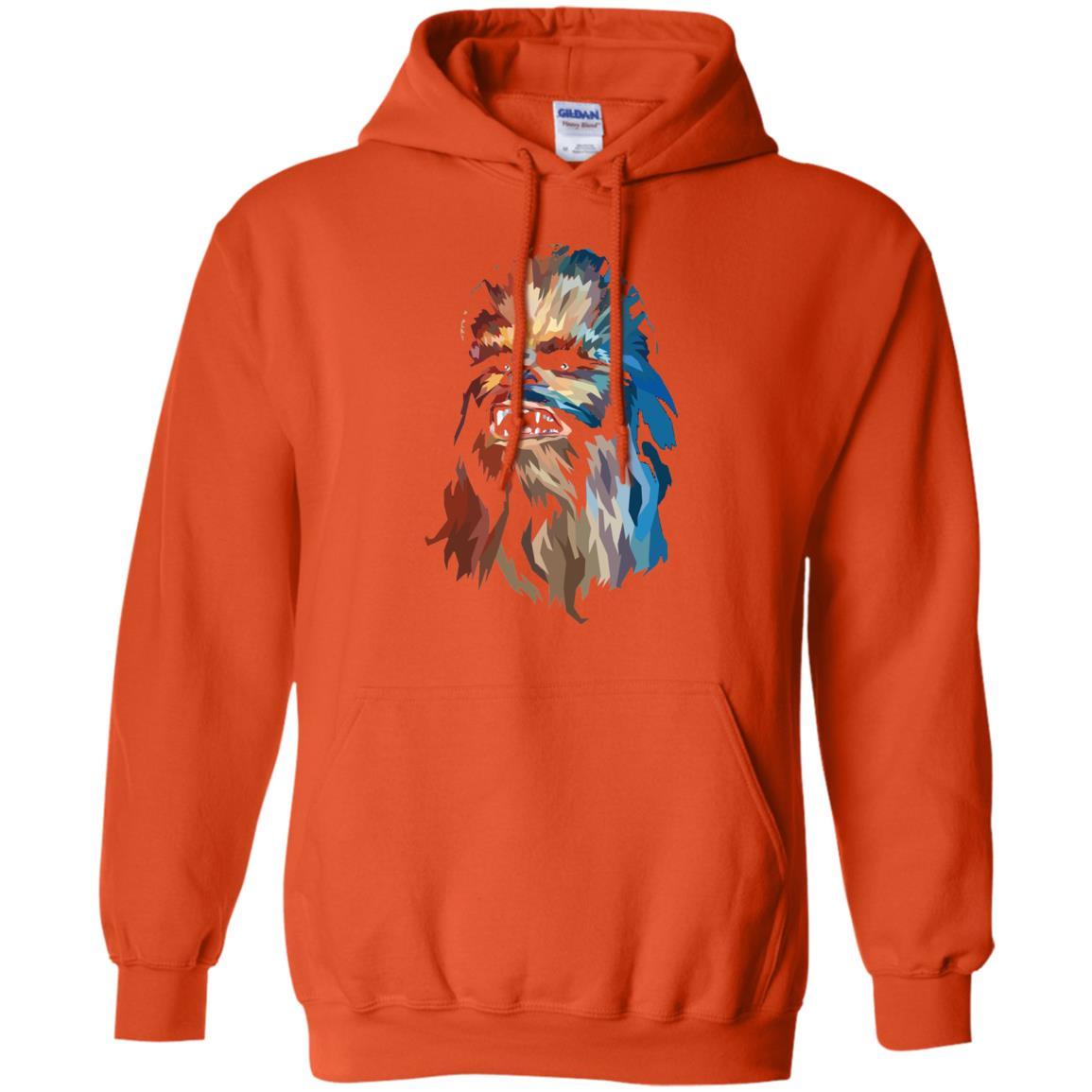 Chewbacca Art T-shirt Orange