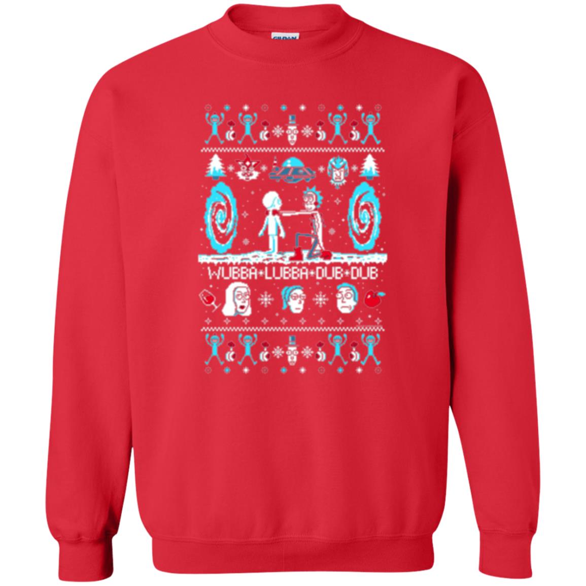 Cartoon T-shirt Build A Snowmorty Red