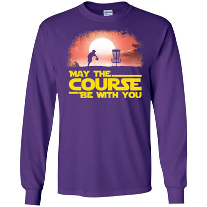 May The Course Be With You T-shirt Purple