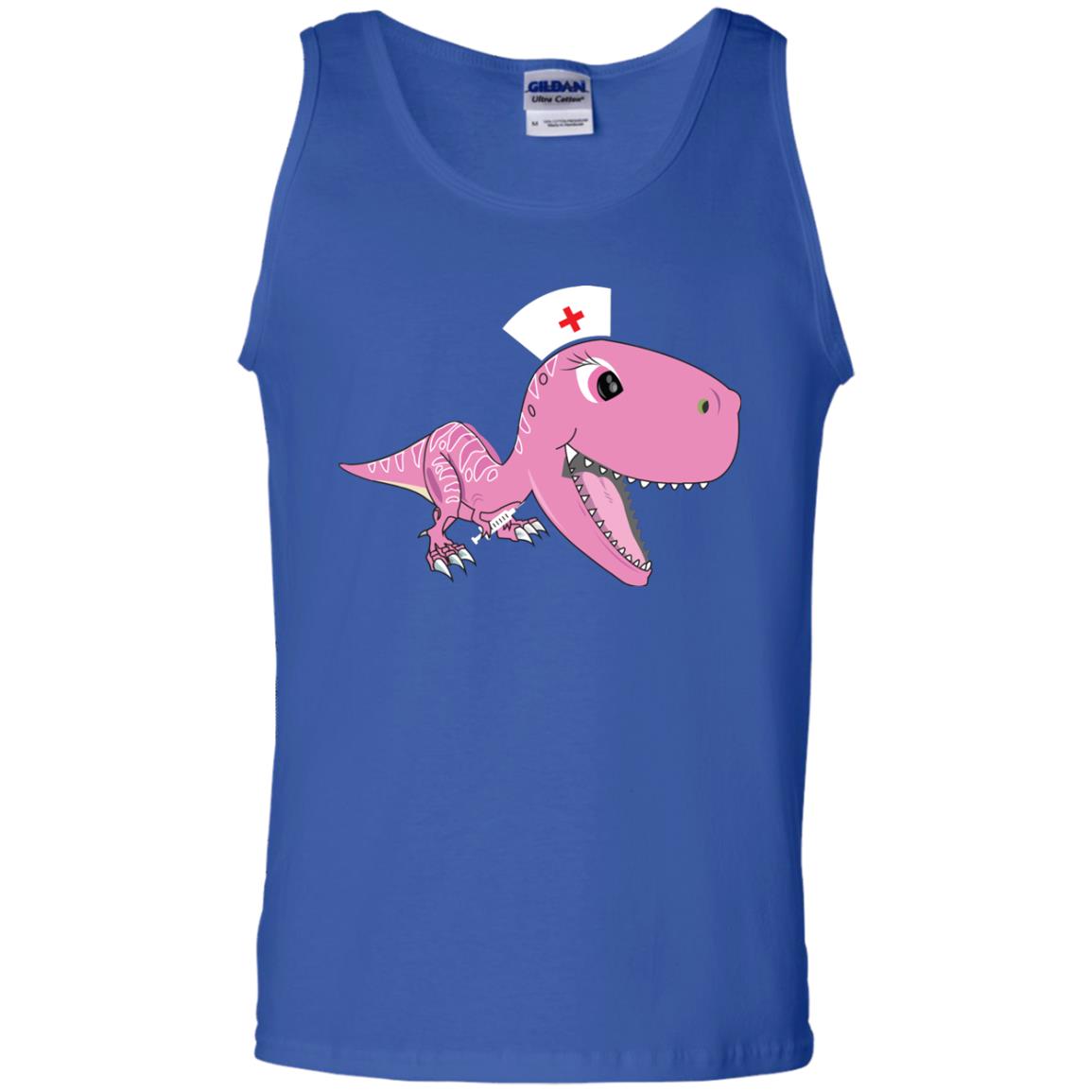 Dinosau-nurse Dinosaurus Nursing Shirt Royal