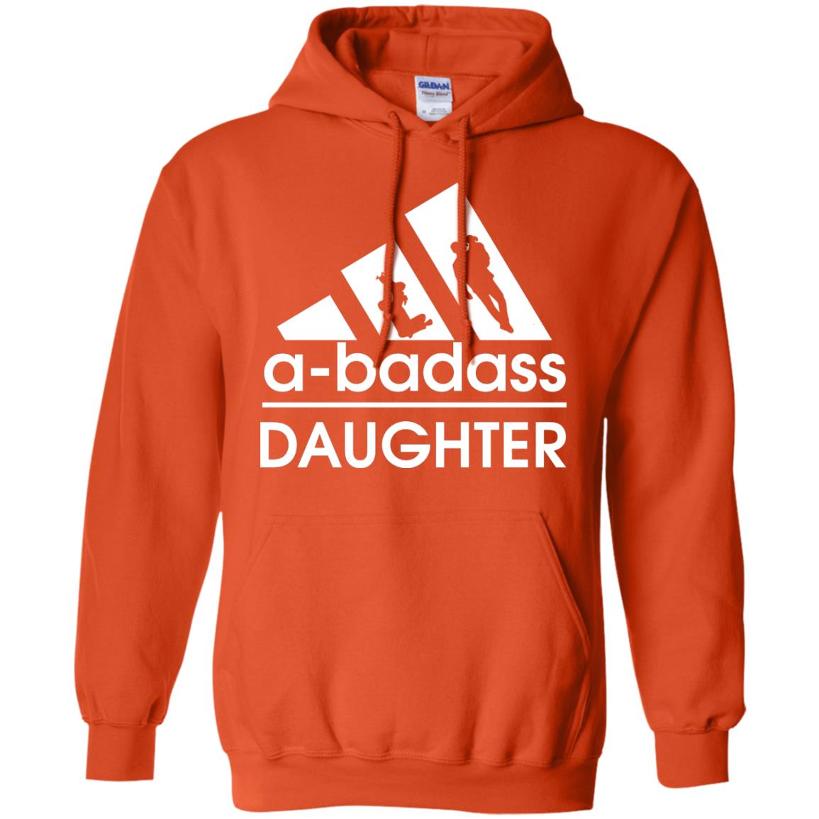 A Badass Daughter Shirt Orange