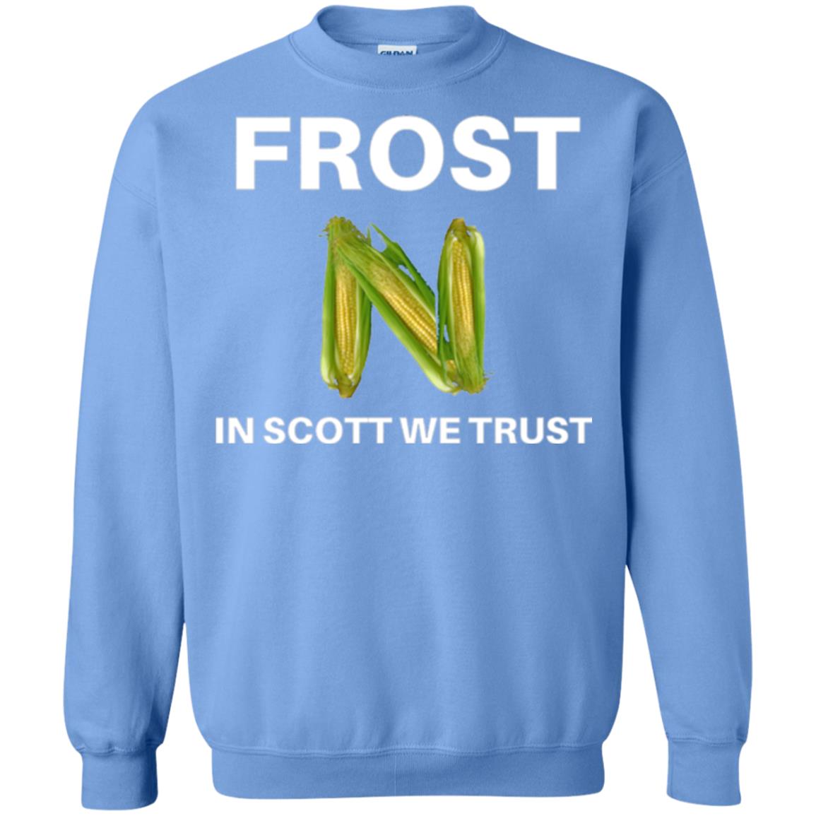 Frost Scott We Trust Nebraska Football Coach T-shirt Carolina Blue
