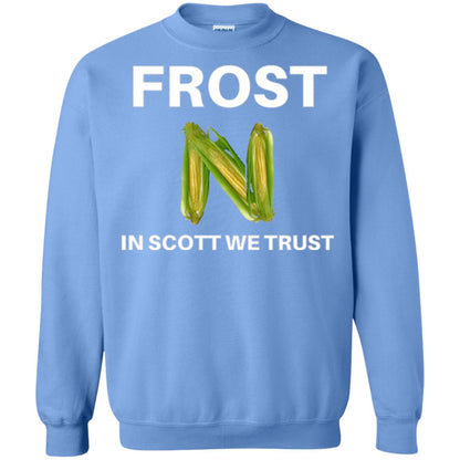 Frost Scott We Trust Nebraska Football Coach T-shirt Carolina Blue