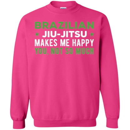 Brazilian Jiu Jitsu T-shirt Brazilian Jiu Jitsu Makes Me Happy