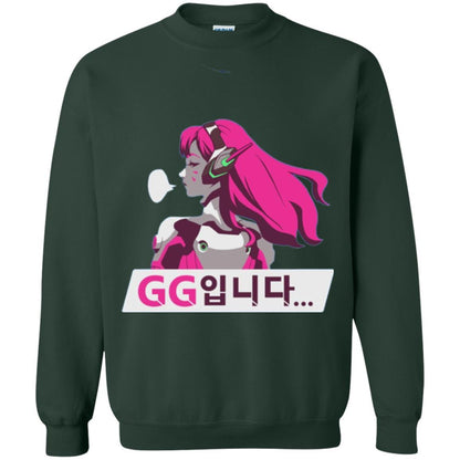 Overwatch D. Va Gg Spray T-shirt Forest Green