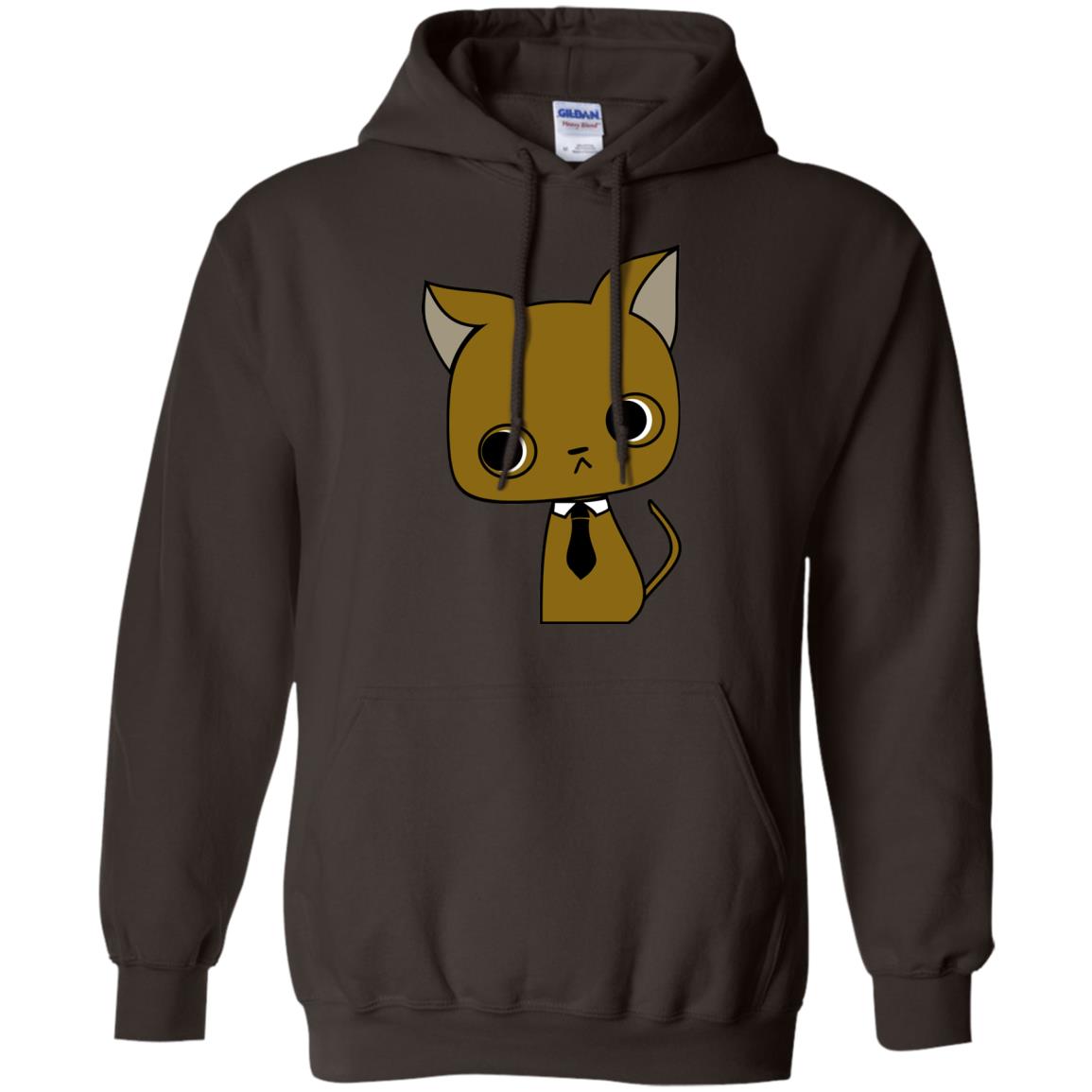 Funny Business Love Cat Shirt Dark Chocolate