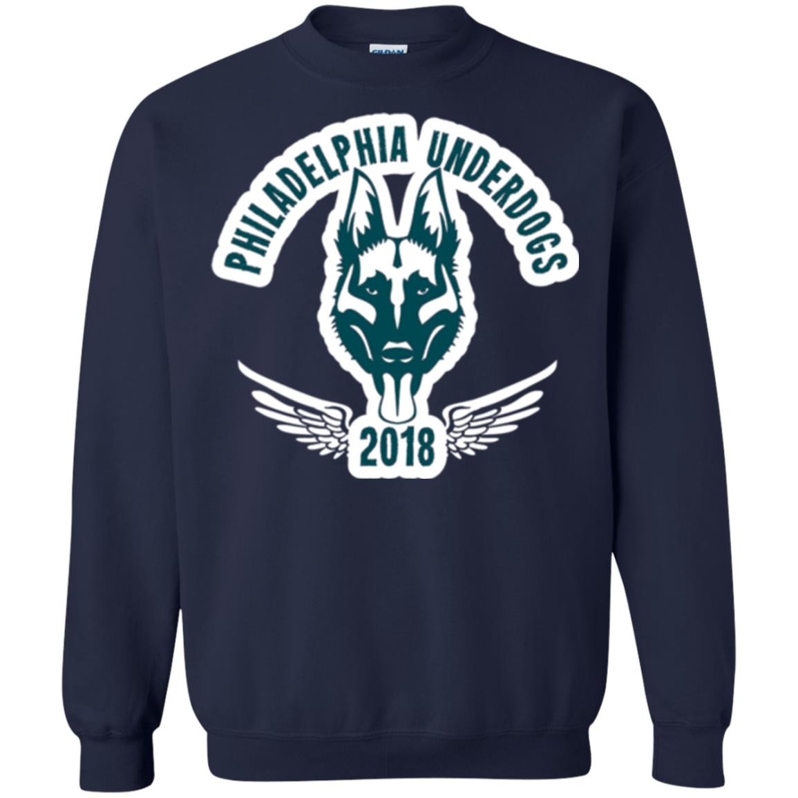 Dog Lover T-shirt Philadelphia Underdogs Navy