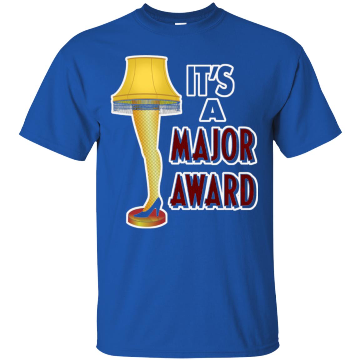 Christmas T-shirt It_s A Major Award Leg Lamp Royal