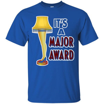 Christmas T-shirt It_s A Major Award Leg Lamp Royal