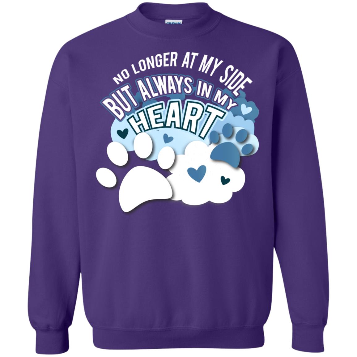 But Always In My Heart Dog In Heaven T-shirt Purple