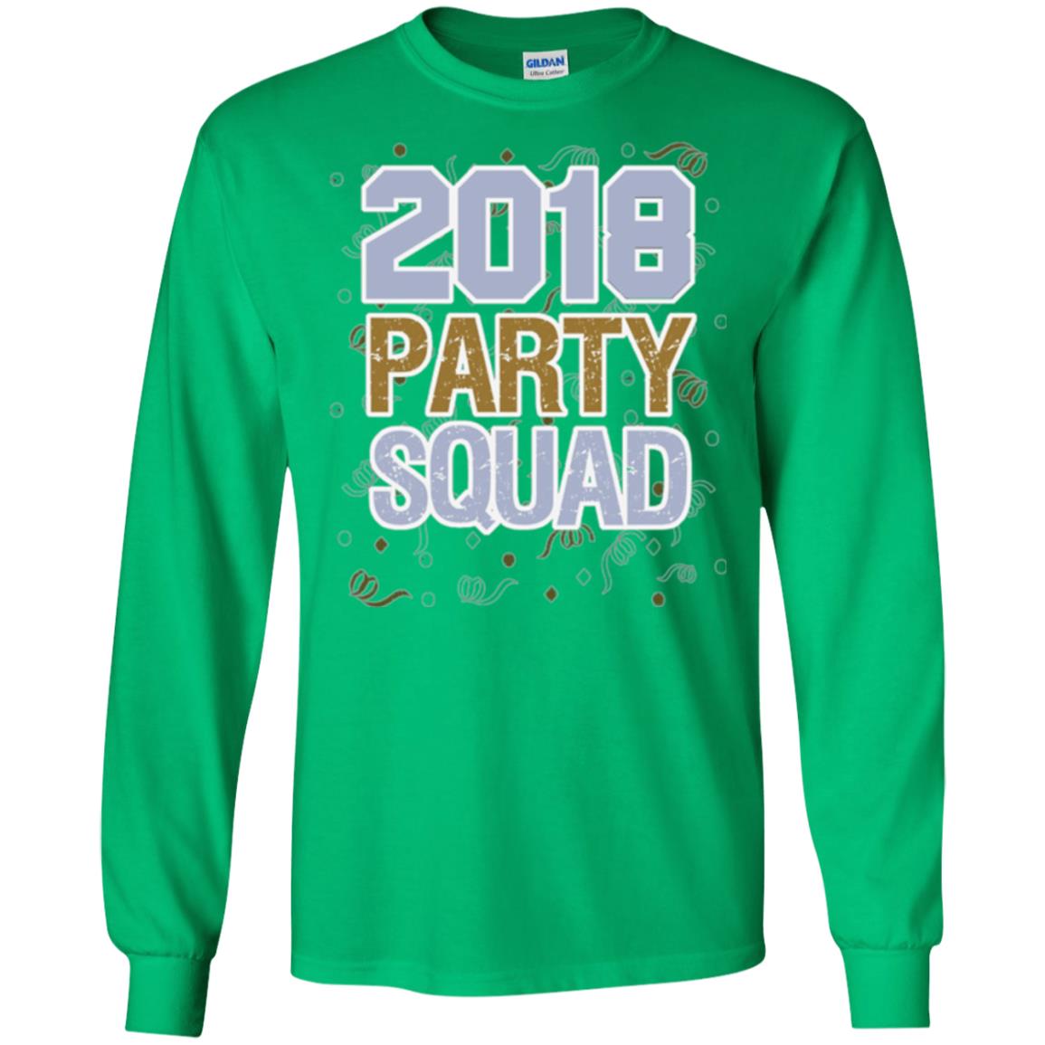 New Years Eve 2018 T-shirt Party Squad Irish Green