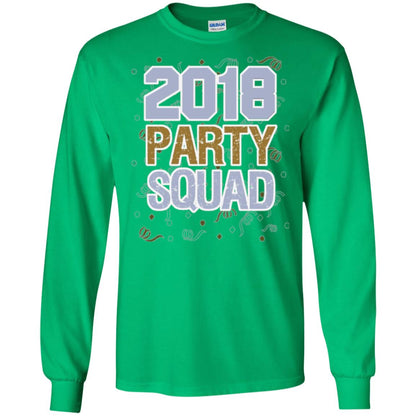 New Years Eve 2018 T-shirt Party Squad Irish Green