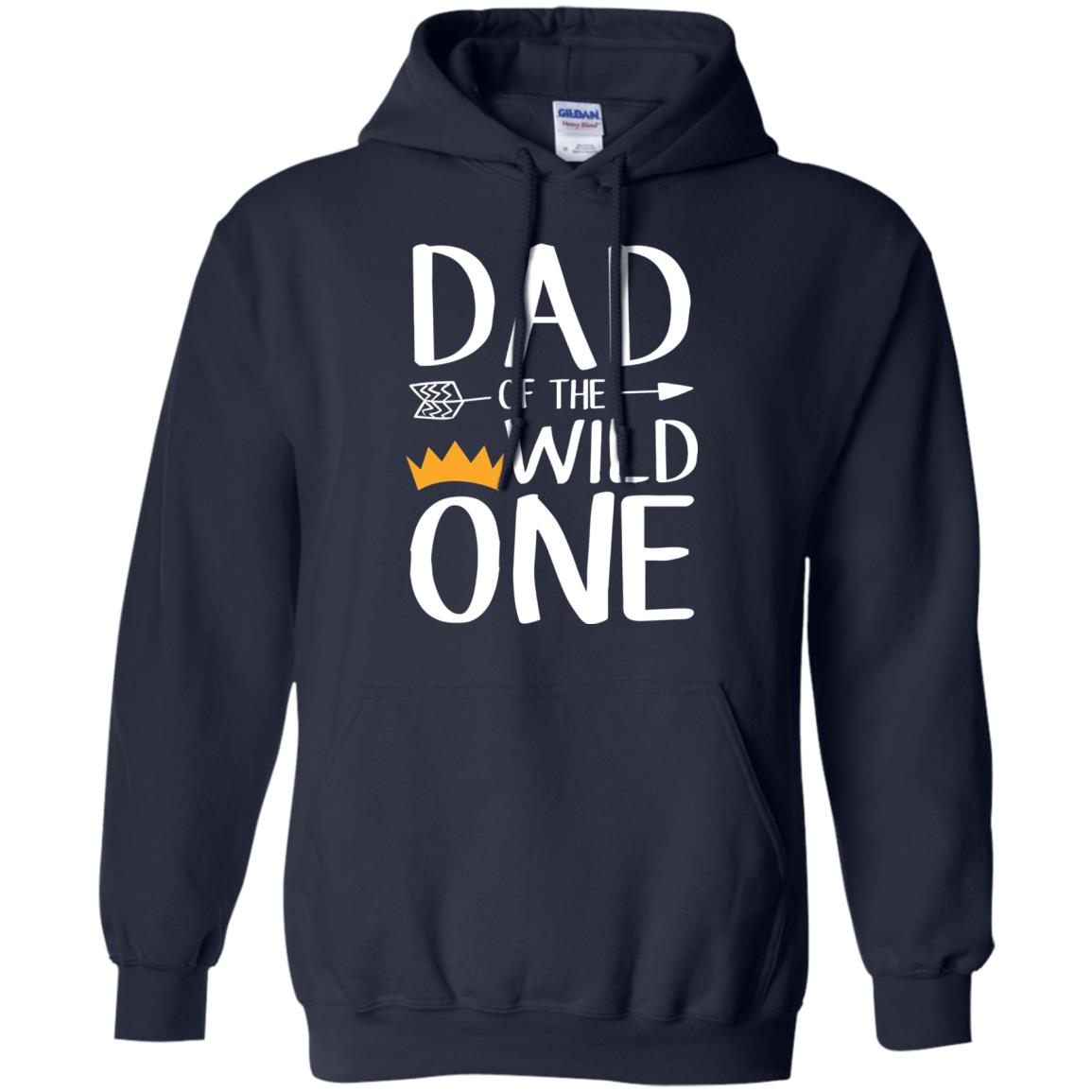 Dad Of The Wild One Thing 1st Birthday Shirt Navy