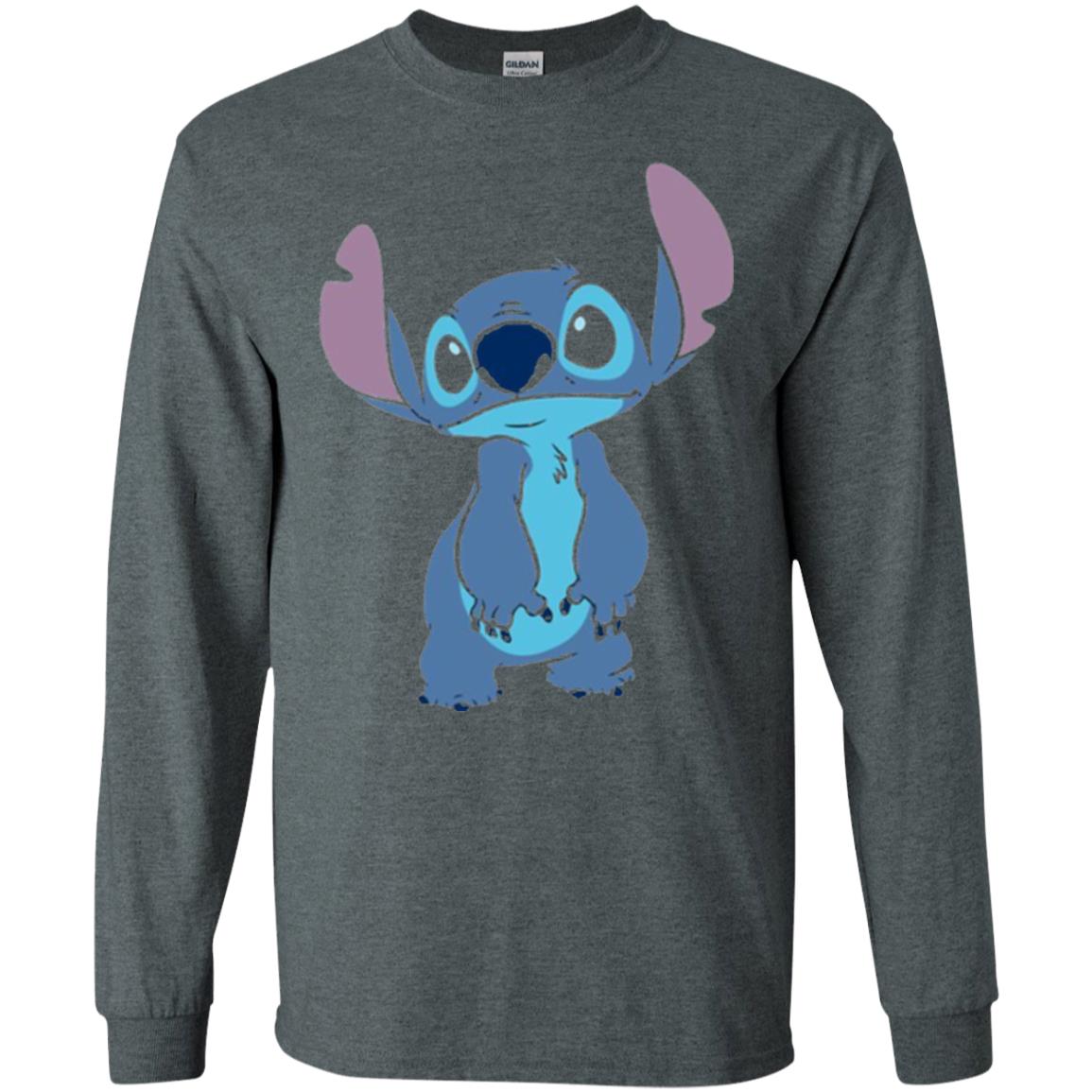 Disney Stitch Ohana T-shirt Dark Heather