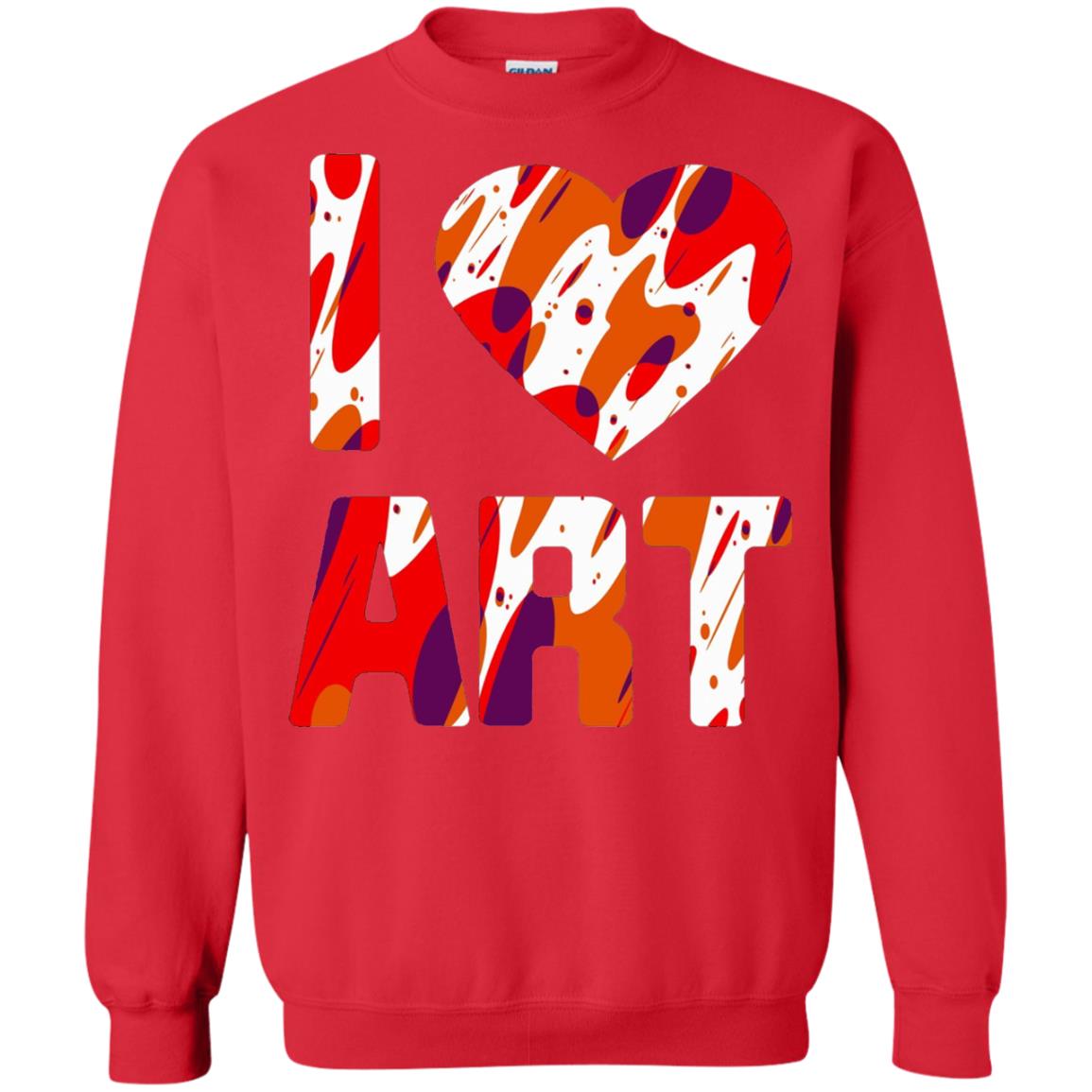 Artist T-shirt I Love Art Red