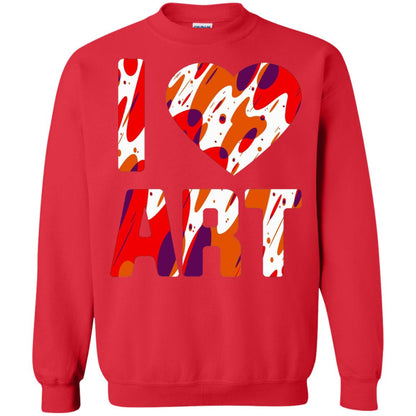 Artist T-shirt I Love Art Red