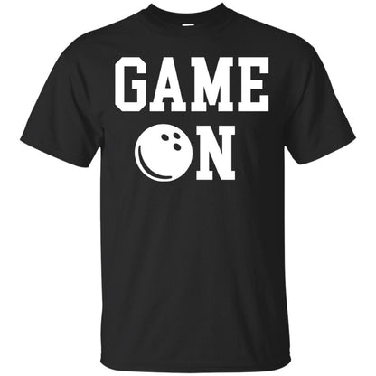 Bowler T-shirt Game On Bowling T-shirt Black