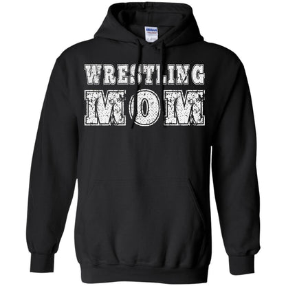 Wrestling Mom Mommy T-shirt Black