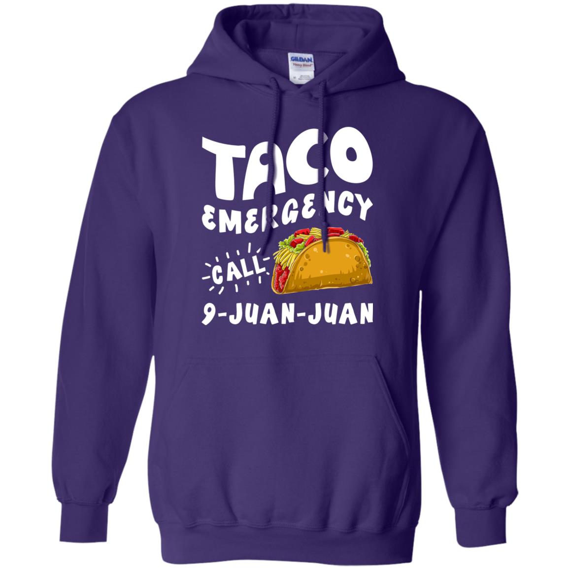 Emergency Call 9 Juan Juan Taco Cinco De Mayo Shirt Purple