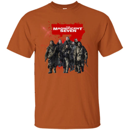 The Magnificent Seven Game Of Thrones Version T-shirt Texas Orange