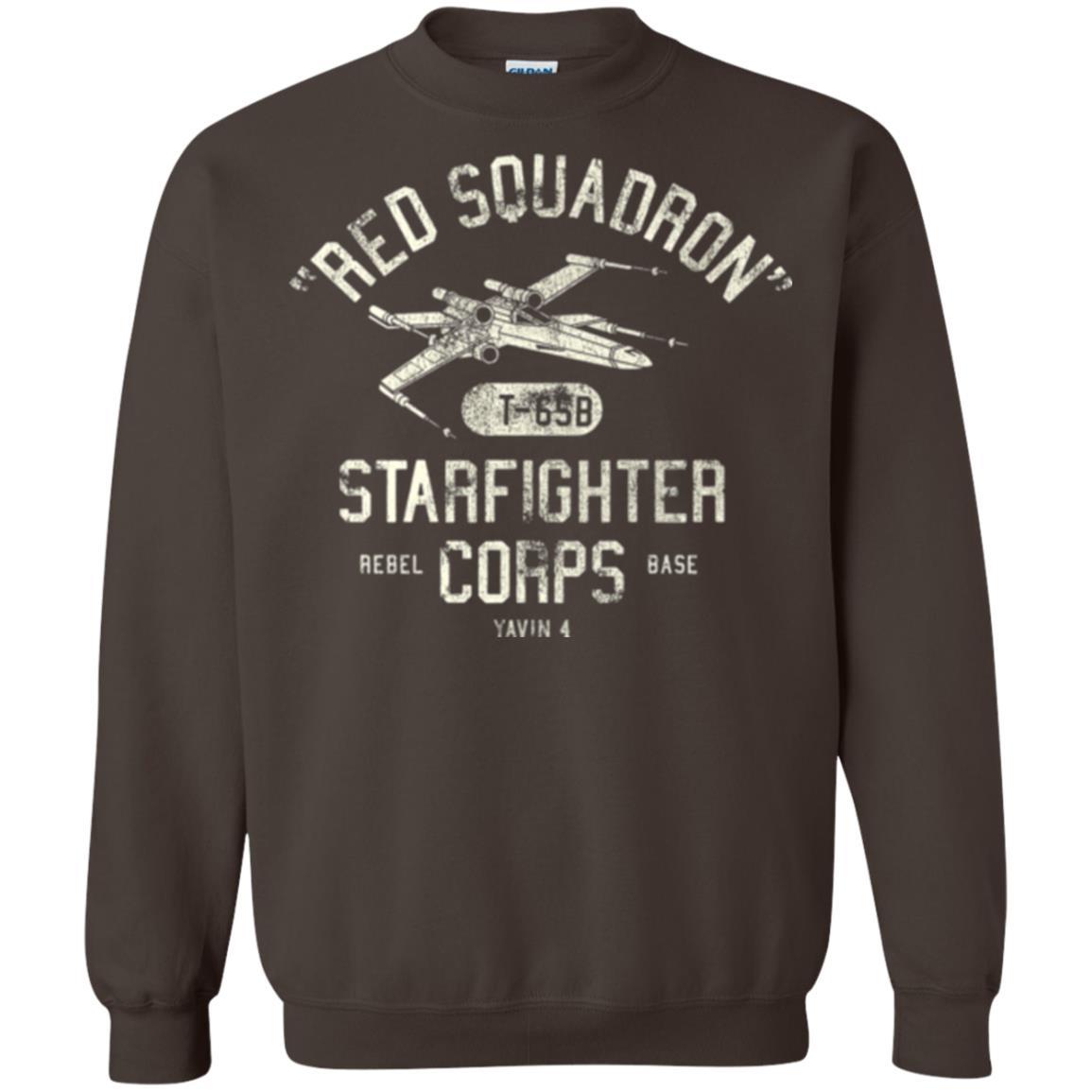 Movie T-shirt Red Squadron Starfighter Rebel Corps Base Dark Chocolate