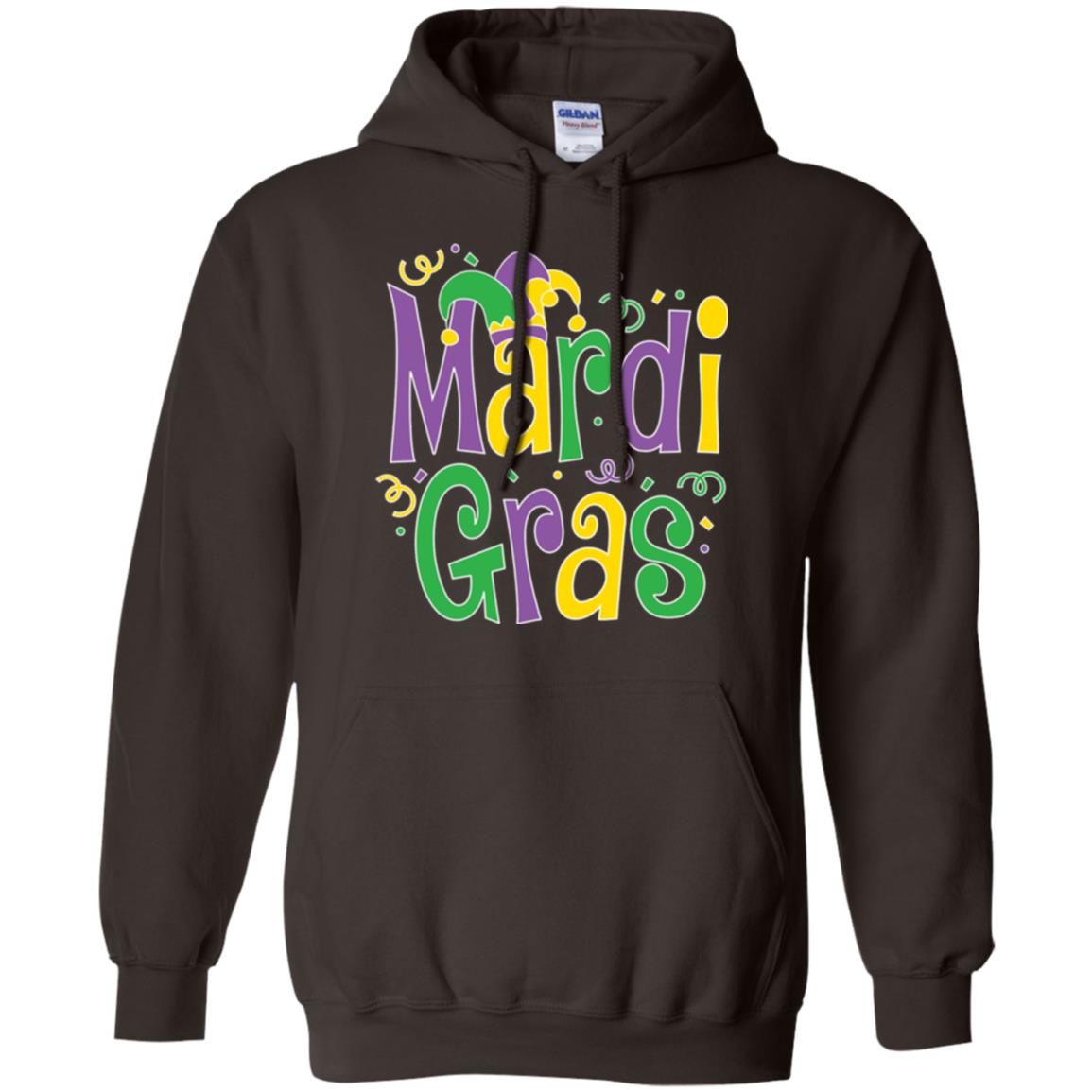 Mardi Gras T-shirt Mardi Gras Party T-shirt Dark Chocolate