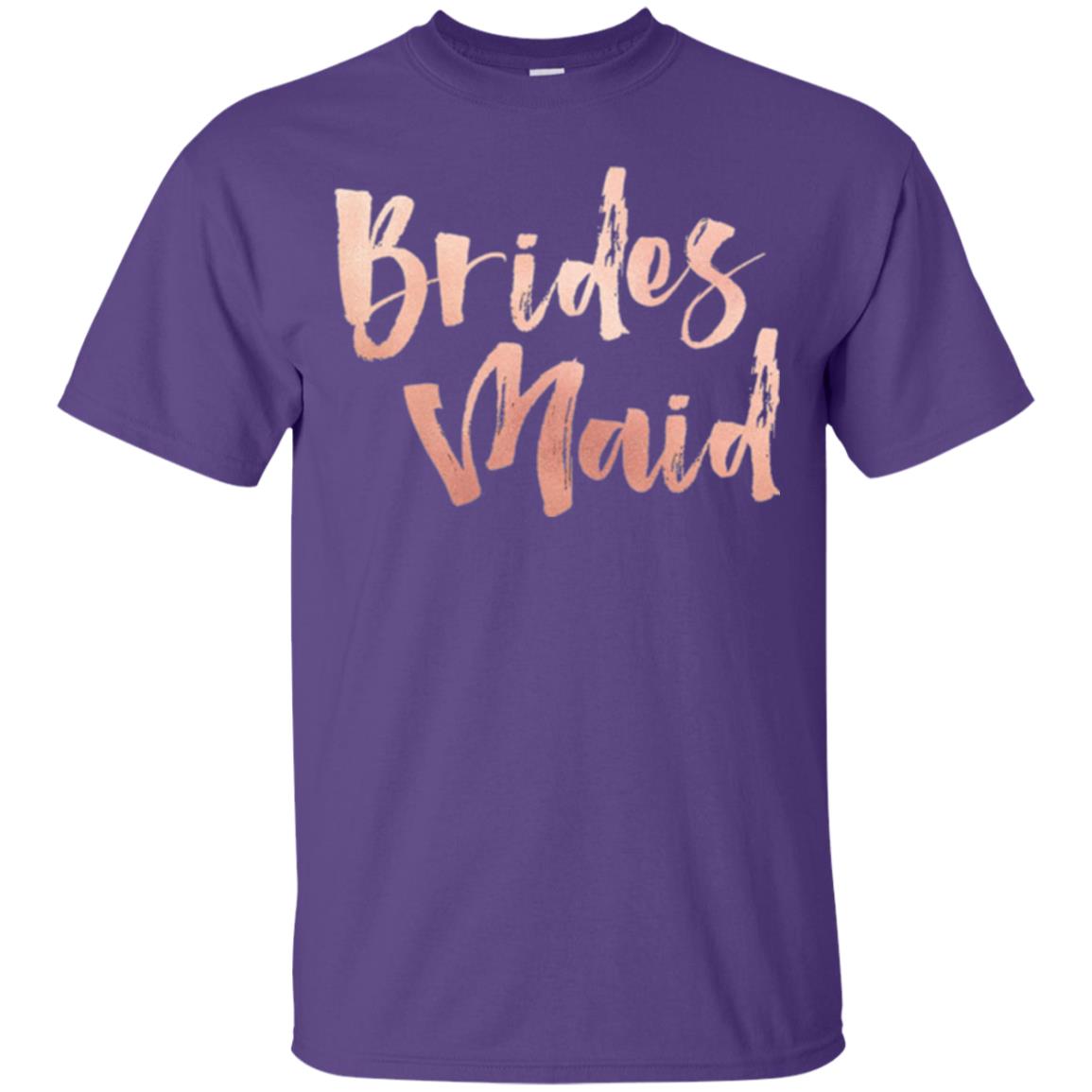 Bridal Shower Wedding Party Bridesmaid T-shirt Purple