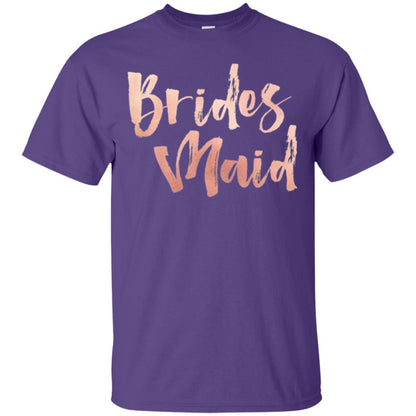 Bridal Shower Wedding Party Bridesmaid T-shirt Purple