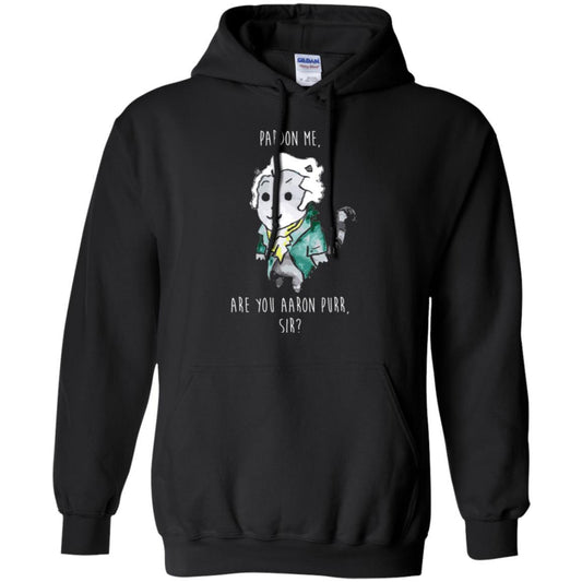 Hamilton Cat T-shirt Pardon Me Are You Aaron Purr Sir Black