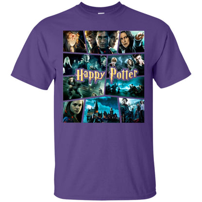 Harry Potter Characters T-shirt Purple