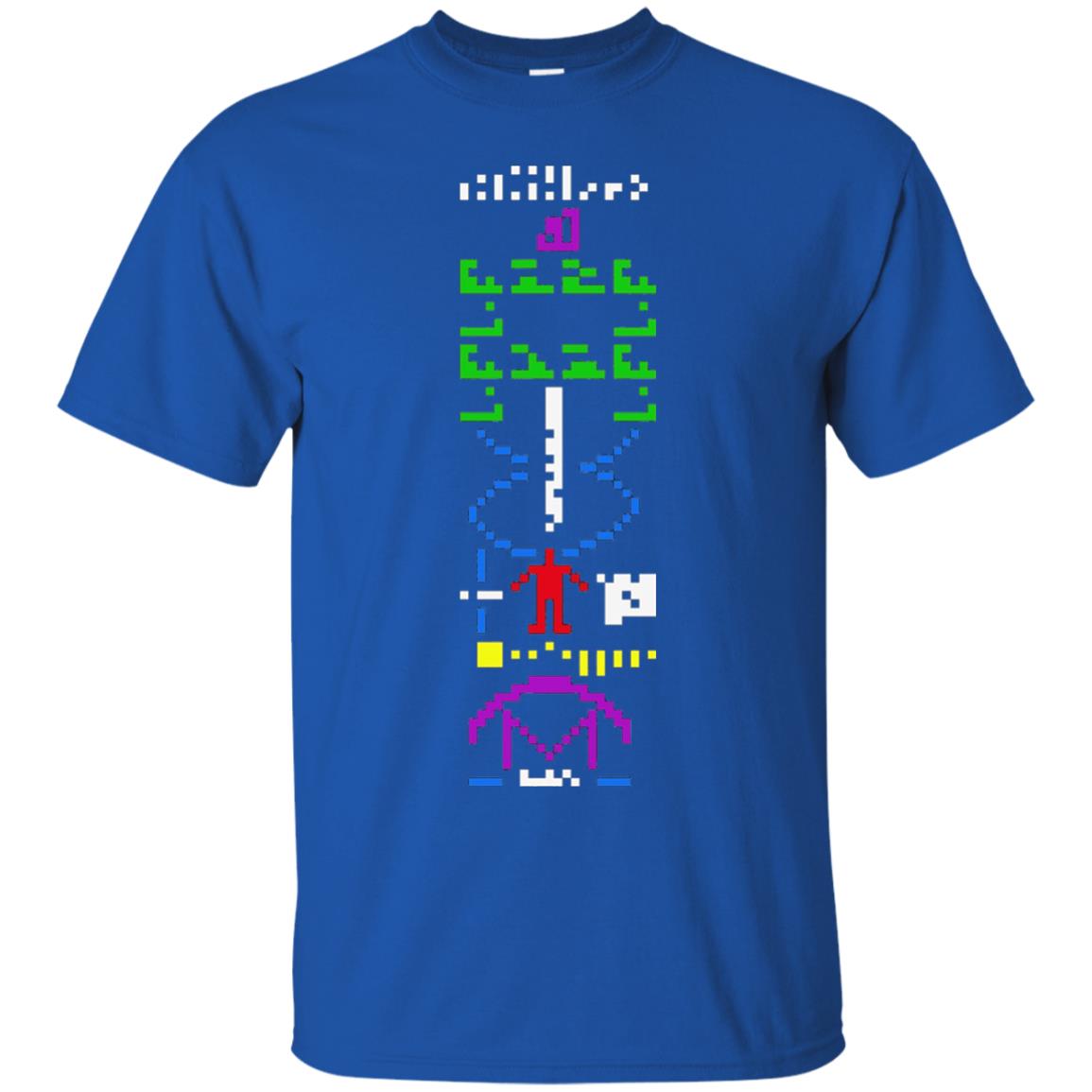 Astronomer T-shirt 1974 Arecibo Message Cool Space Exploration Royal