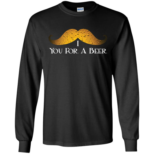 I Mustache You For A Beer Saint Patrick_s Day Black