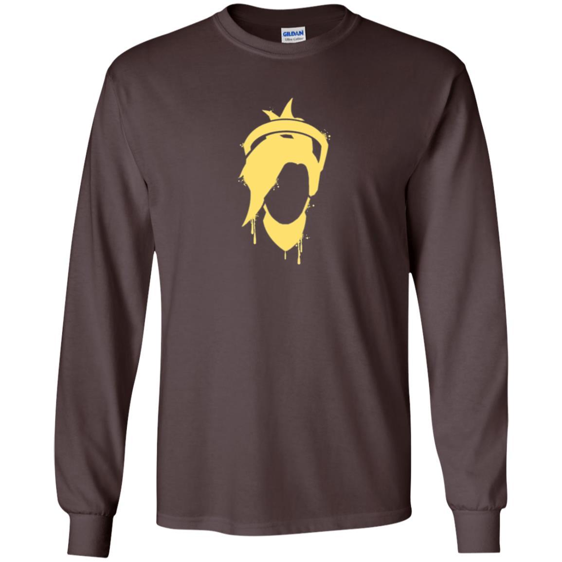 Overwatch Mercy Icon Spray T-Shirt Dark Chocolate