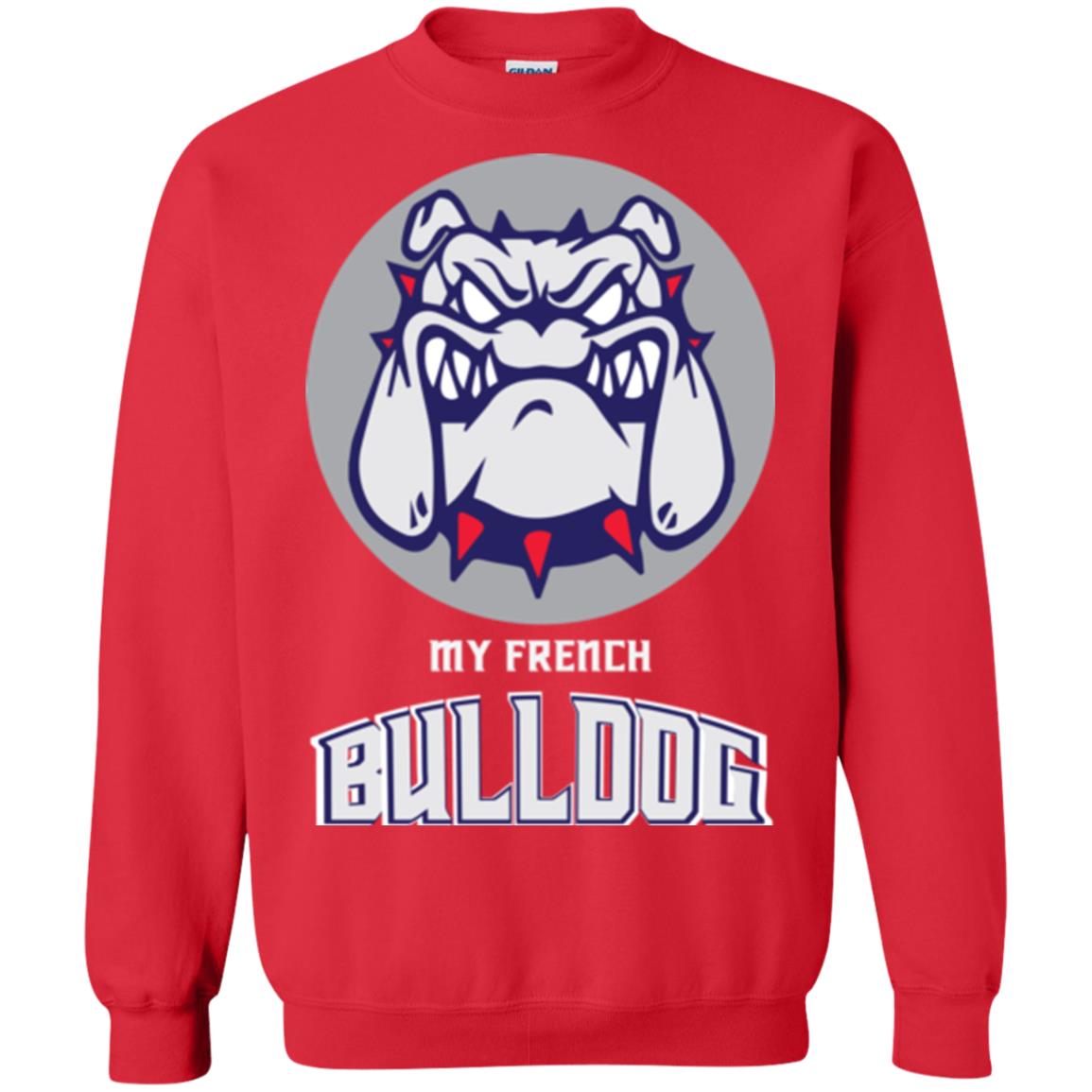 Dog Lover T-shirt My French Bulldog Red