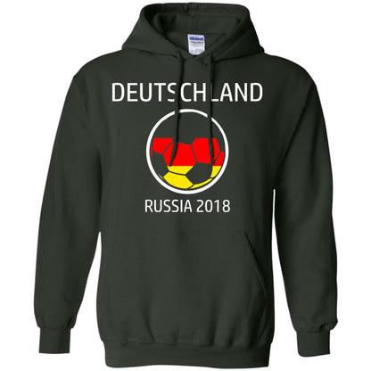 Deutschland Team Russia 2018 Soccer Fan T-shirt Forest Green